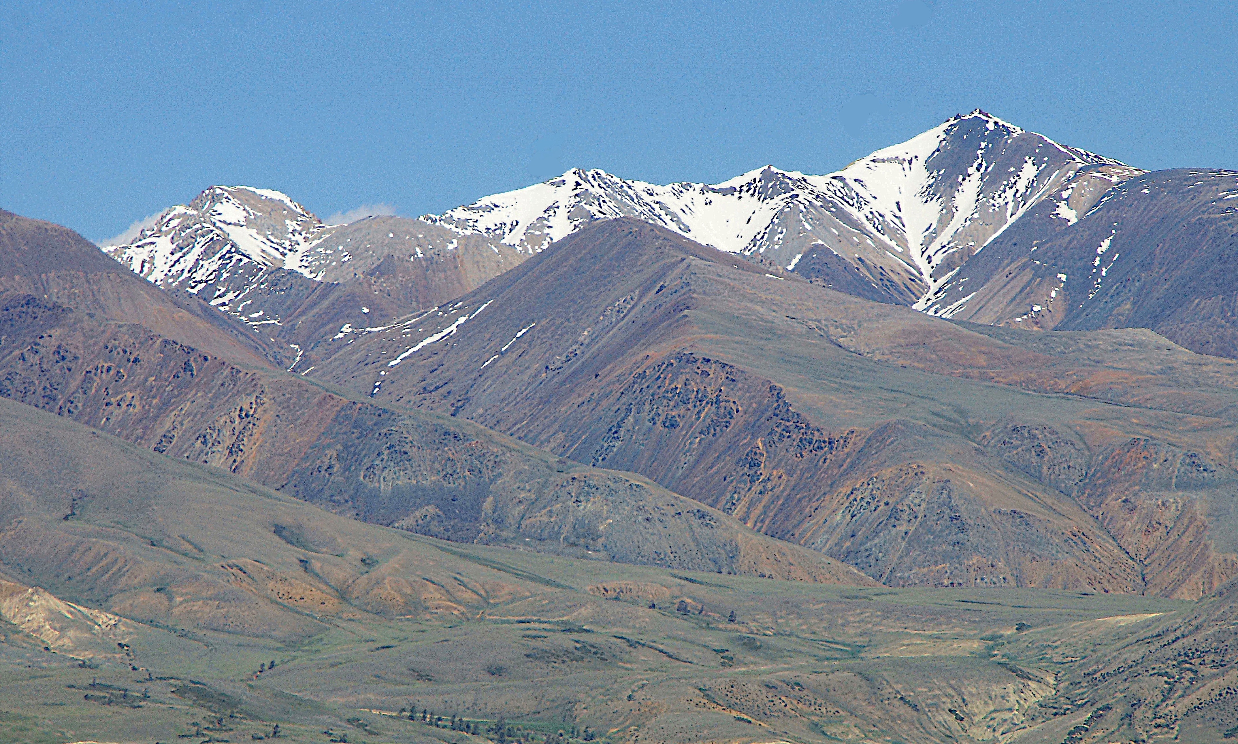Вершины Курайского хр., вид с Алтайского Марса. Фото Морошкина В.В.Алт-174