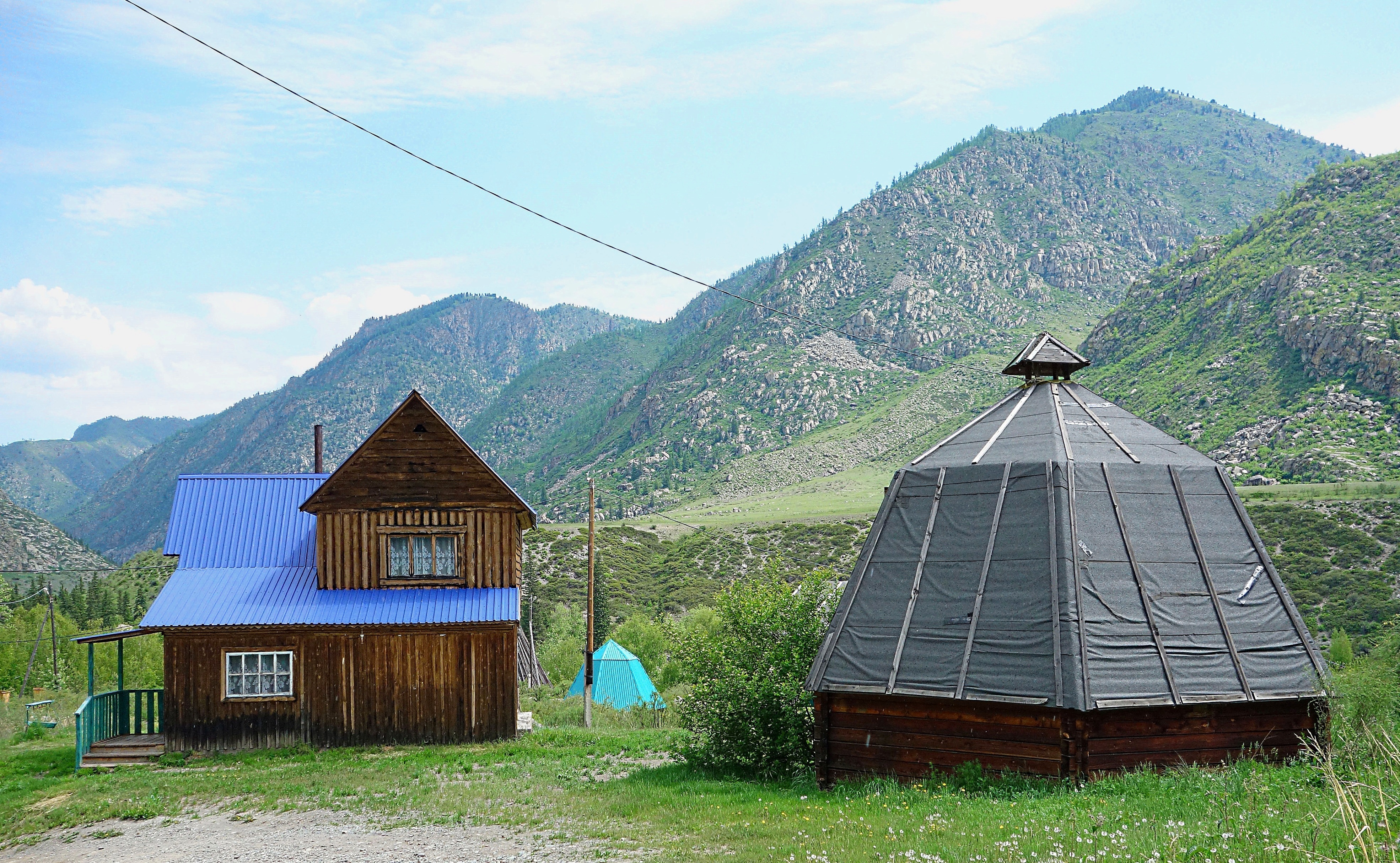 Домики в Каракольской долине. Фото Морошкина В.В.