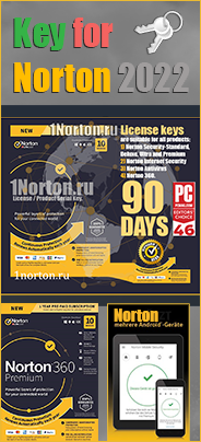 Norton free keys 2022г