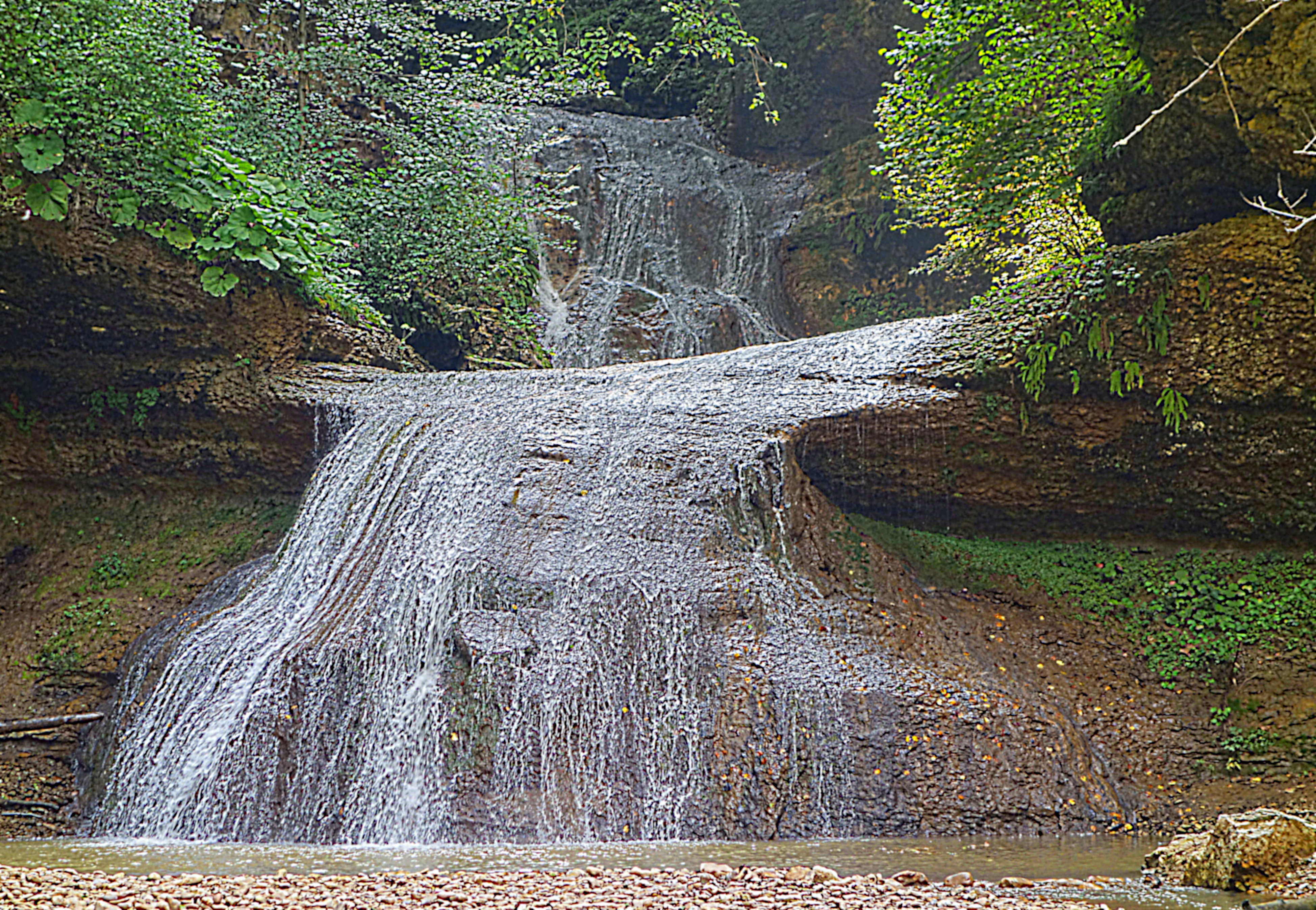 Водопад Девичьи Косы каскада Руфабго. Фото Морошкина В.В.