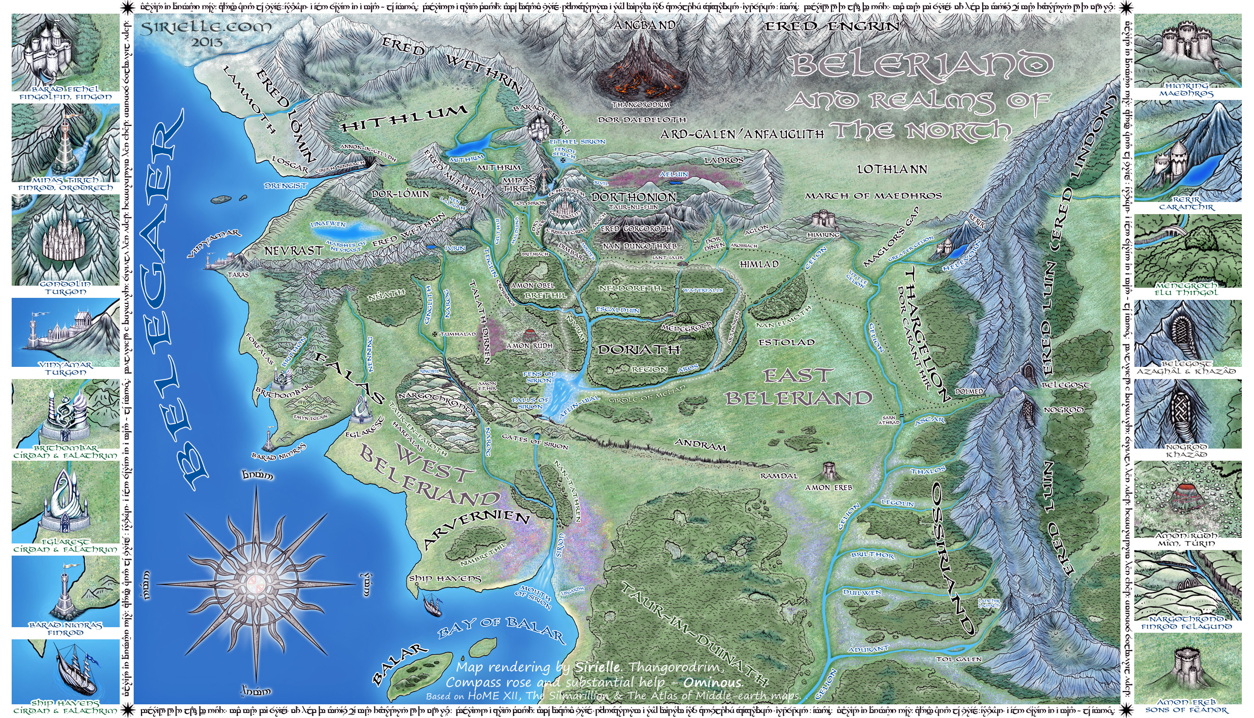 beleriand and realms of the north by sirielle-d6u0ecg
