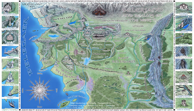 beleriand and realms of the north by sirielle-d6u0ecg
