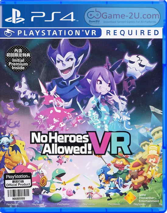 No Heroes Allowed! VR PS4 PKG