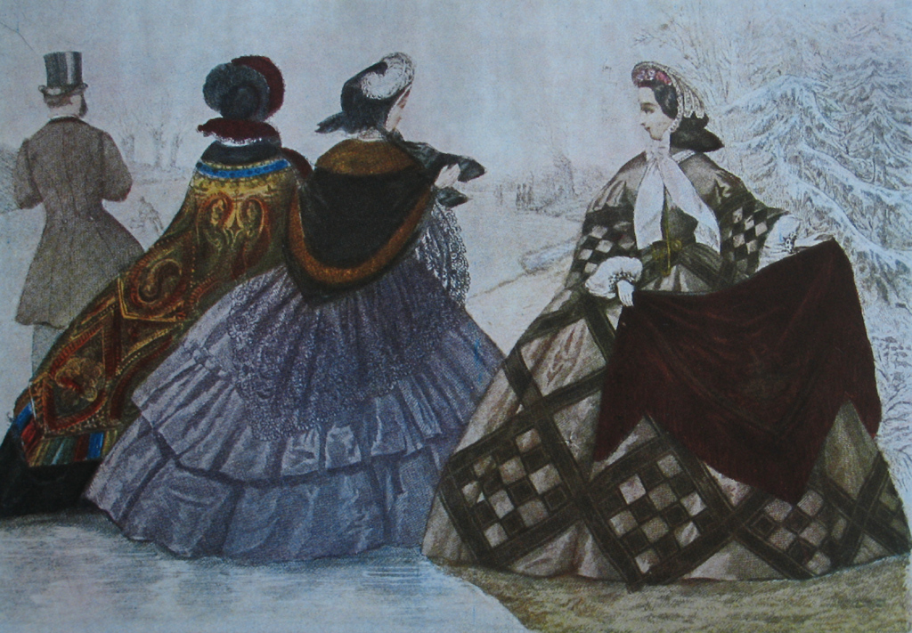 Crinoline fashion 1860