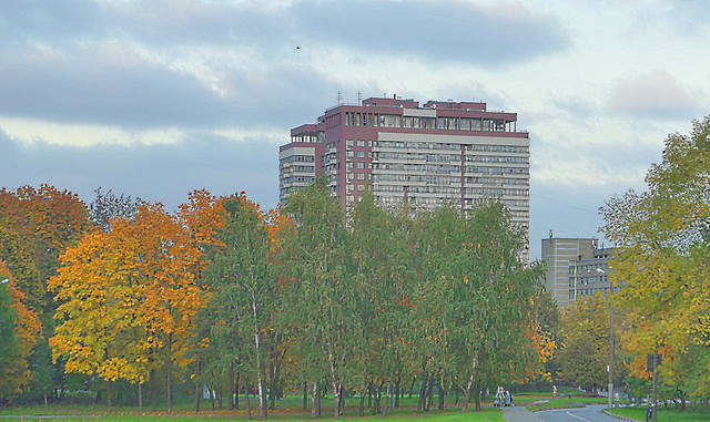 В парке Дворца молодёжи к вечеру. Фото Морошкина В.В.