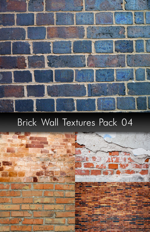 Brick Wall Textures, pack 4