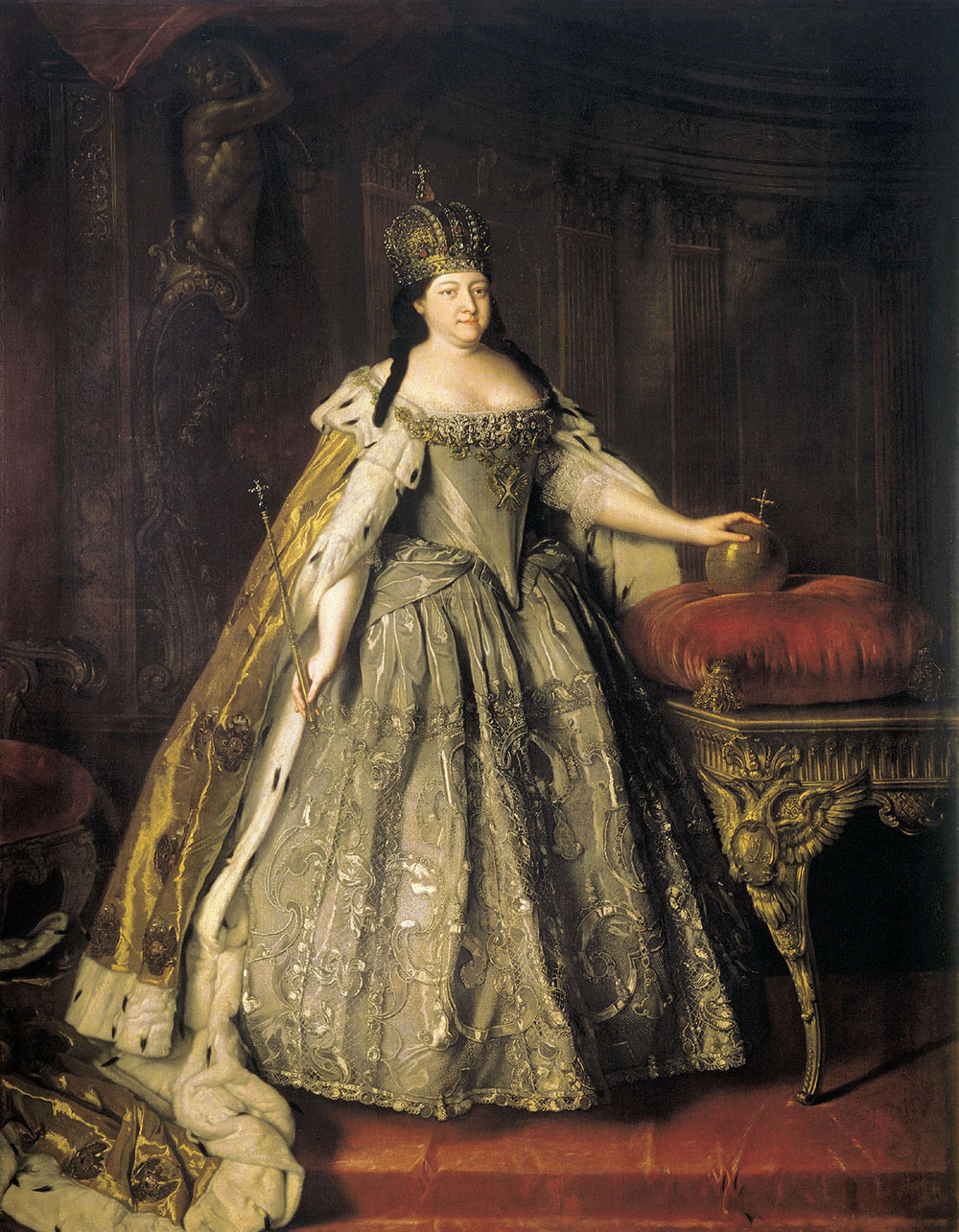 3портрет царицы Анны Иоановны