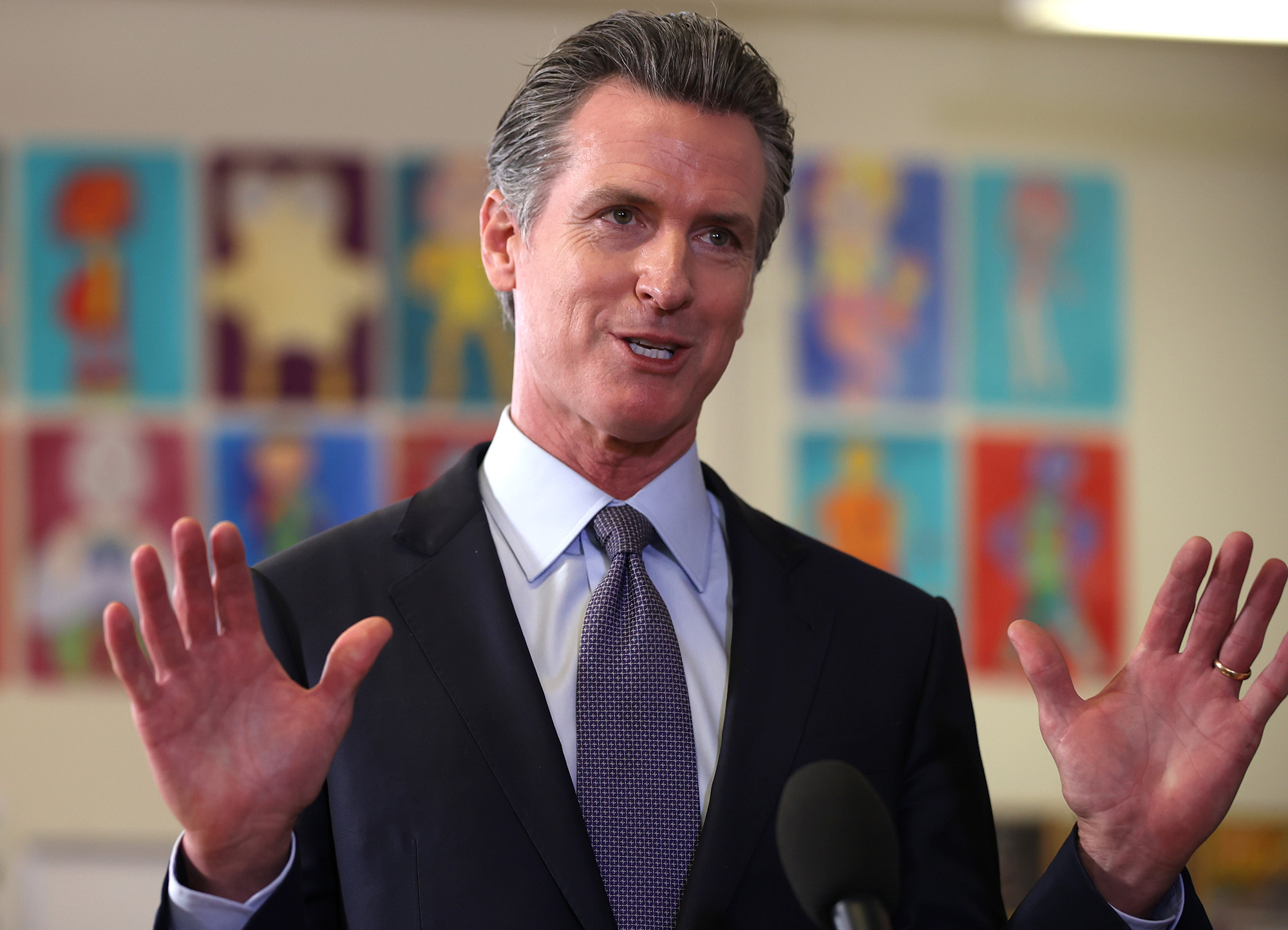 California Gov. Gavn Newsom’s mandate requires all eligible public school students to be vaccinated to attend in-person classes