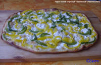 Н55a Пирог тонкий открытый "Пламенный" (Flammkuchen)