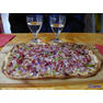 Н55b Пирог тонкий открытый "Пламенный" (Flammkuchen)