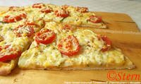 Н55q Пирог тонкий открытый "Пламенный" (Flammkuchen)