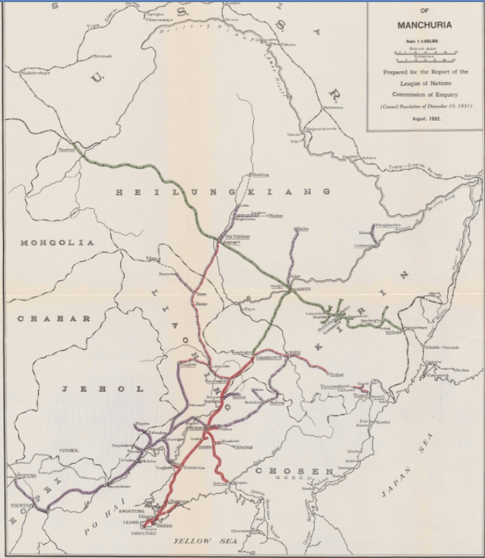 Карта маньчжурии начало 20 века