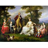 2-1Фердинанд IV (1751-1825) король Неаполя и его семья.