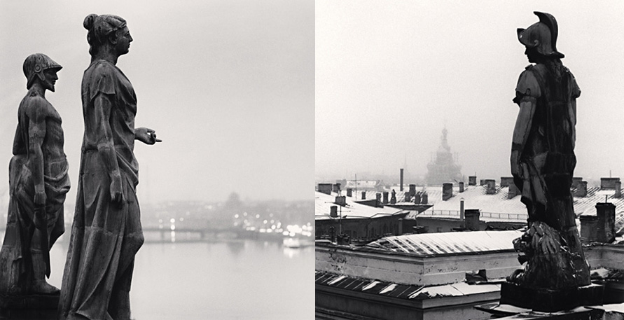 Скульптура на Здании Эрмитажа.