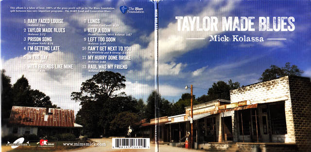 Mick Kolassa - Taylor Made Blues - Front
