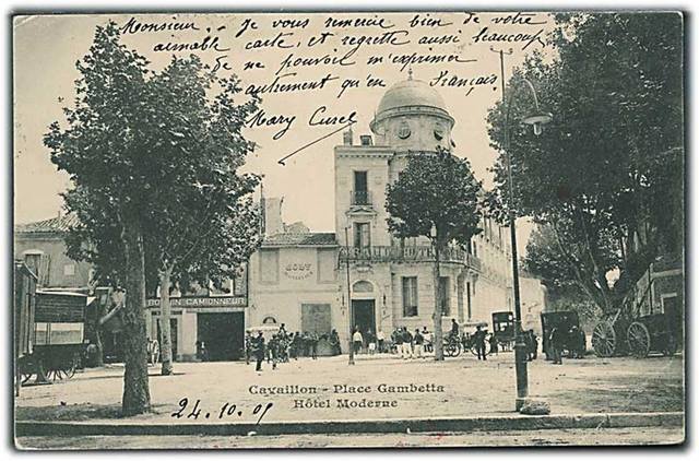 frankrig-cavaillon-place-gambetta-hotel-moderne-u-no-frankeret-10-c-fra