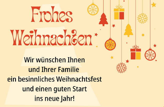 Frohes Weihnachten