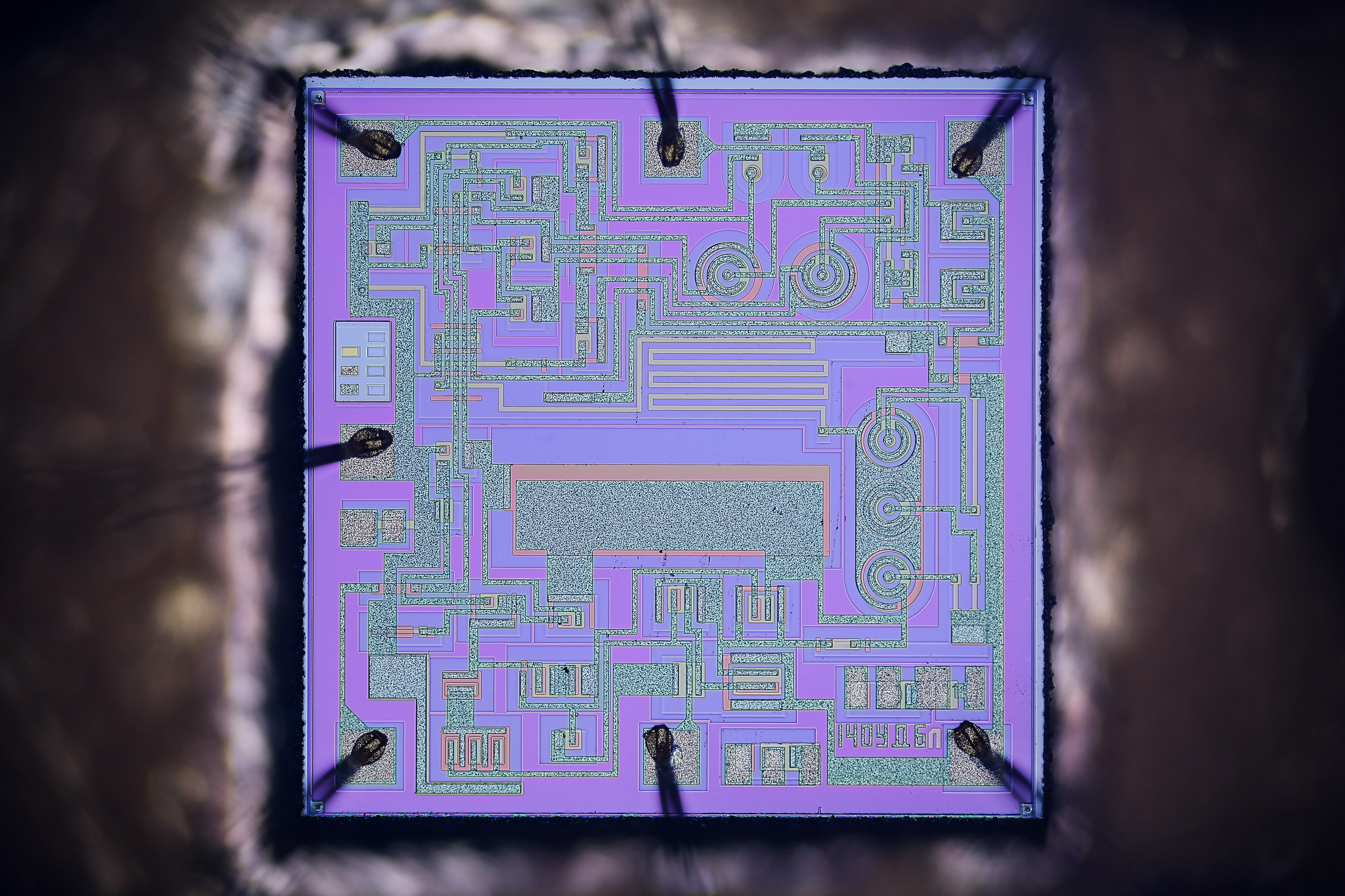 Microchip К140УД6. Carl Zeiss Jena GF-Planachromat 12.5x0.25 oldTor