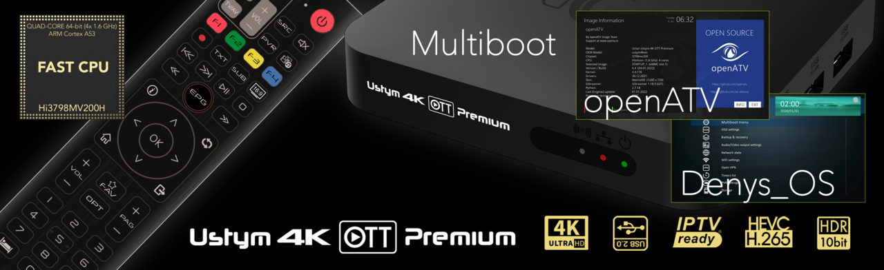 Ustum4KOTTPremium Multiboot banner