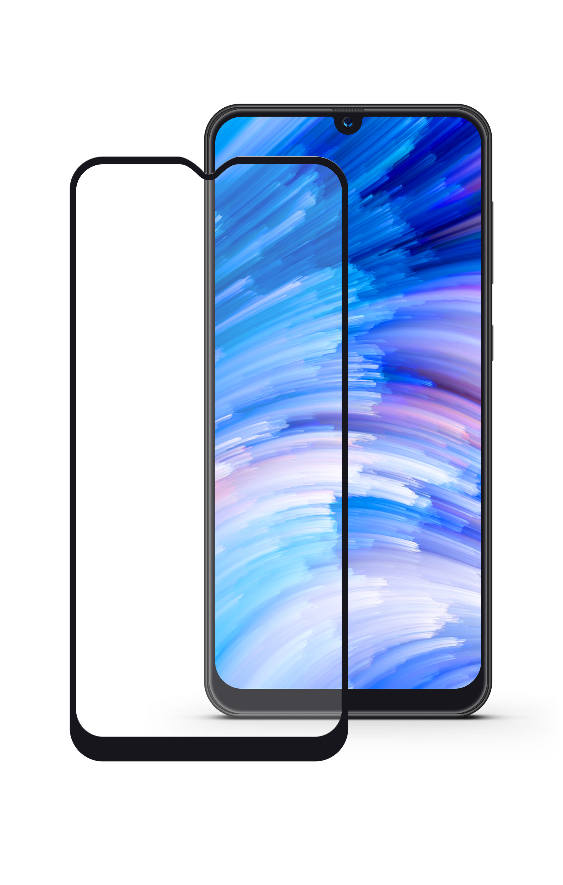 4232-278. Защитное стекло Mobius для Samsung A40 3D Full Cover (Black) (1)