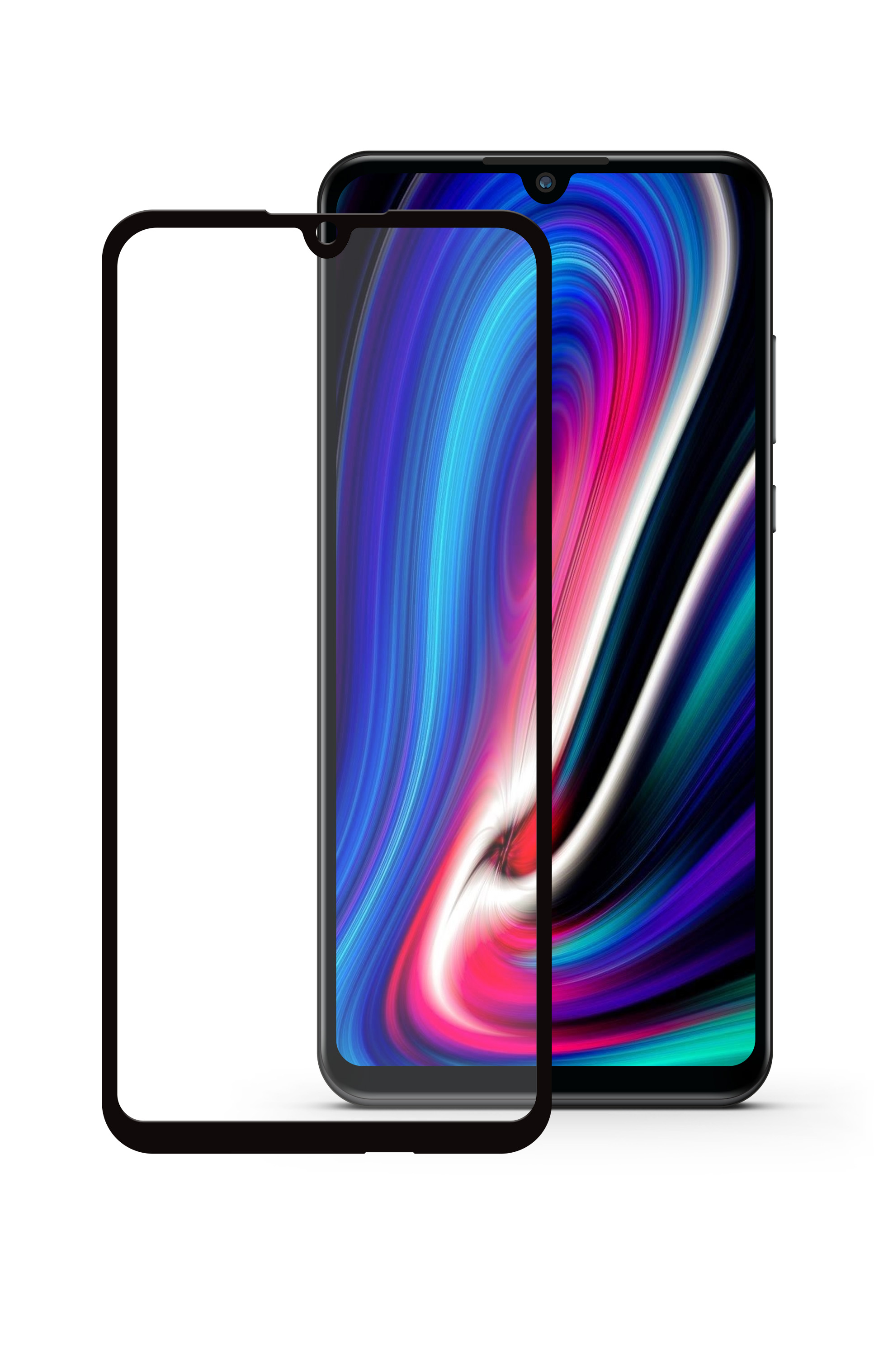 4232-392. Защитное стекло Mobius для Huawei Honor 20 Lite 3D Full Cover (Black) (1)