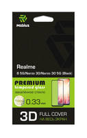 4232-511. Защитное стекло Mobius для Realme 8 5G Narzo 30 Narzo 30 5G 3D Full cover (Black) -3