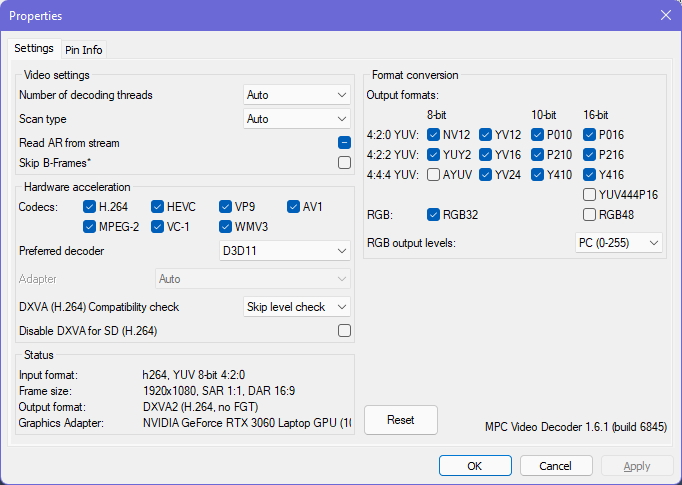 MPC HC video conf2