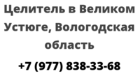 Целитель в Великом Устюге, Вологодская область