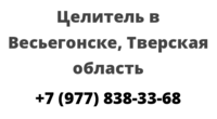 Целитель в Весьегонске, Тверская область