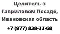 Целитель в Гавриловом Посаде, Ивановская область