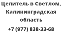 Целитель в Светлом, Калининградская область