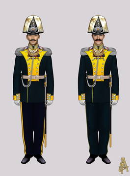 Парадная форма Лейб-Гвардии Литовского полка (рис. 1, 2)