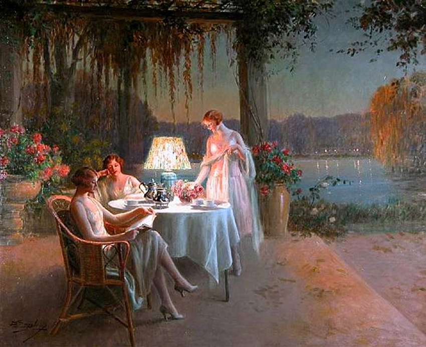 После 7 вечера. Художник Delphin Enjolras 1857-1945. Delphin Enjolras французский художник. Дельфин Анжольра французский художник. Французский художник Дельфин Анжольра (Delphin Enjolras; 1857-1945)..