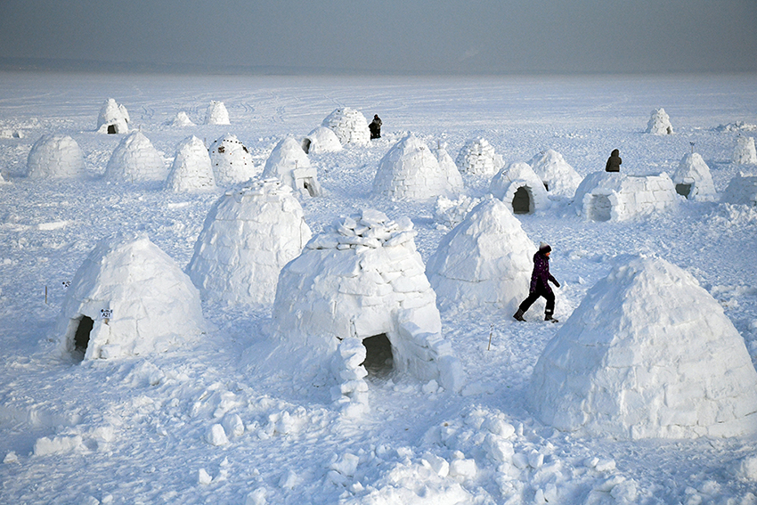 Igloo Alaska башня