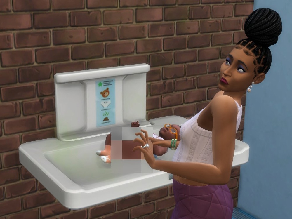 смена подгузников из твиттера SimGuruMorgan