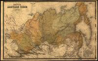 Karta aziatic Russia 1868