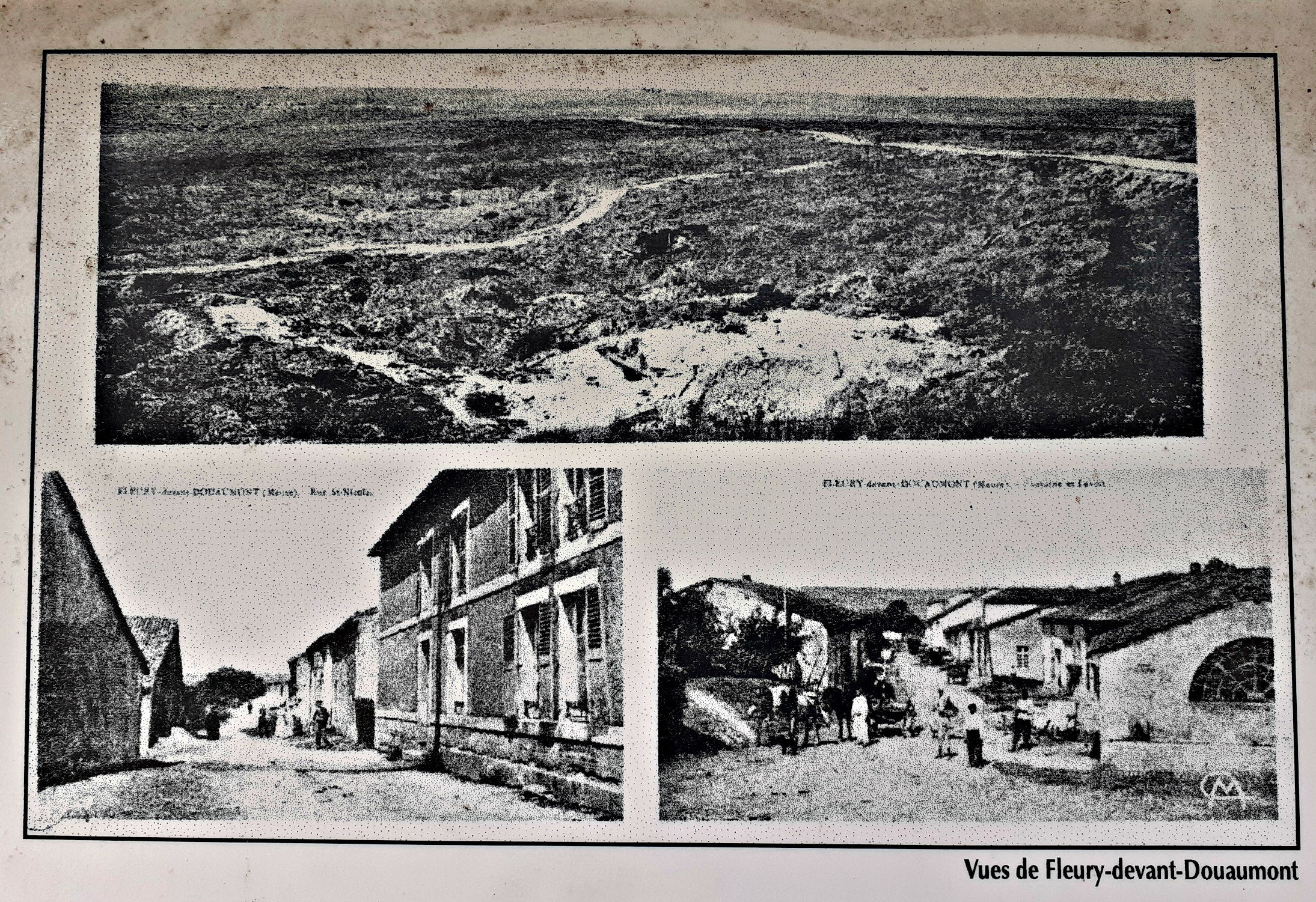 Поле битвы под Верденом. Le champ de bataille de Verdun.