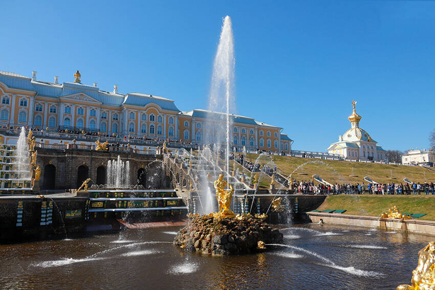 Питер рассвет Петергоф