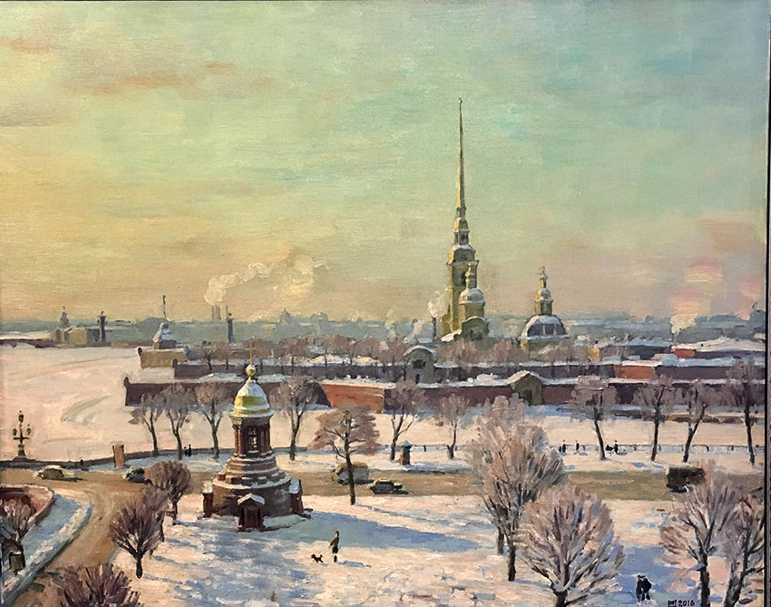 1Вид на Петропавловскую крепость. 1Вид на Петропавловскую крепость.