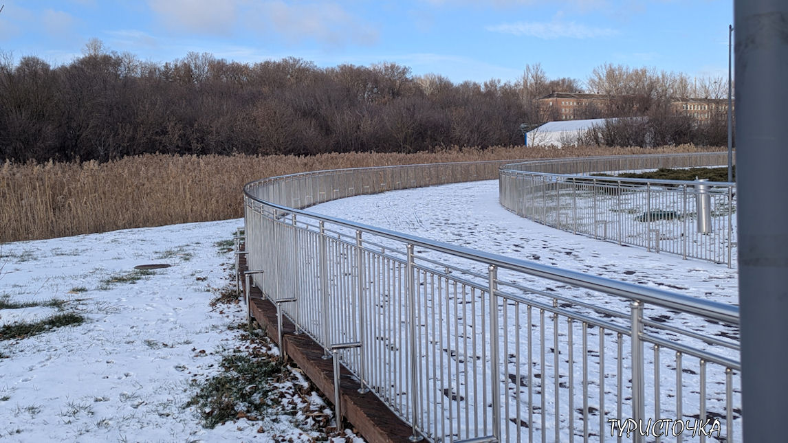 Парк Первая Миля зимой