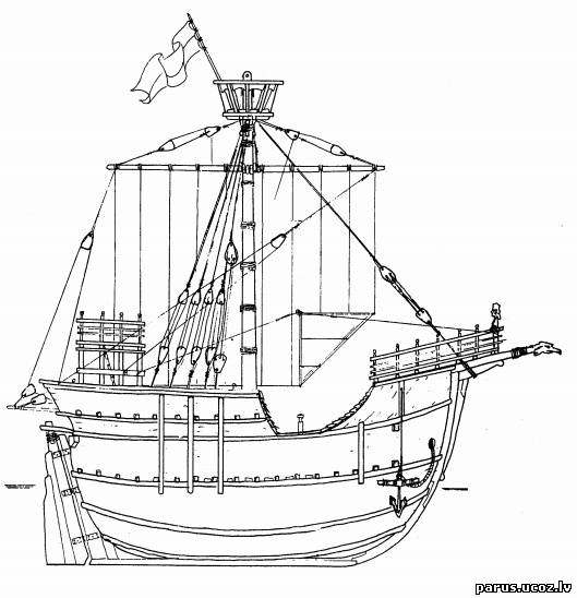 Ганзейский когг чертежи