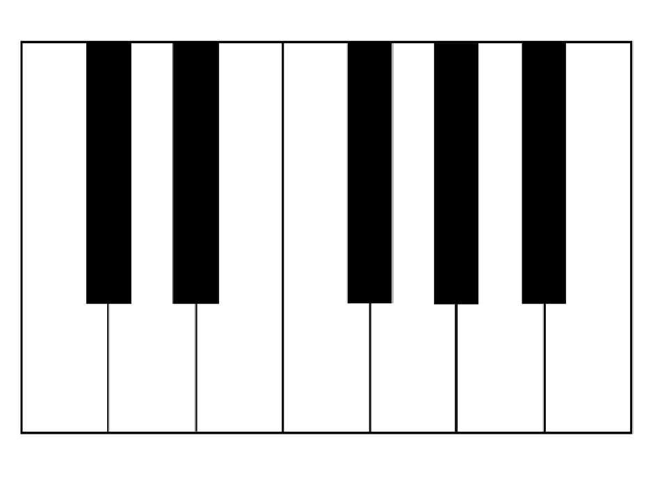 Клавиатура фортепиано картинка для детей
