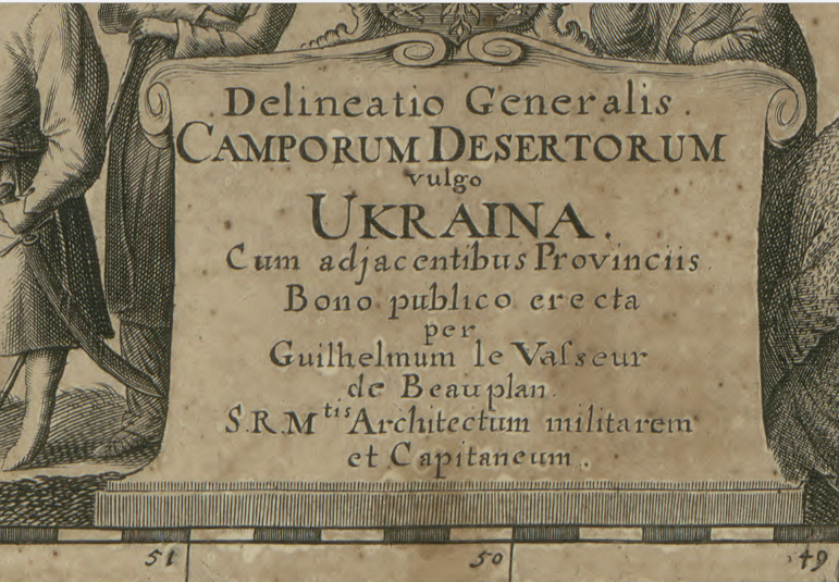 Карта украины гийома де боплана 1648 год