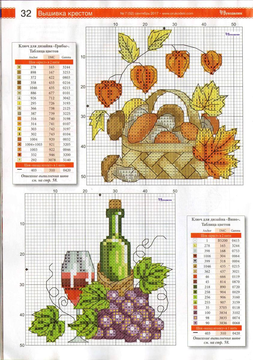 Вышивка схема журнал