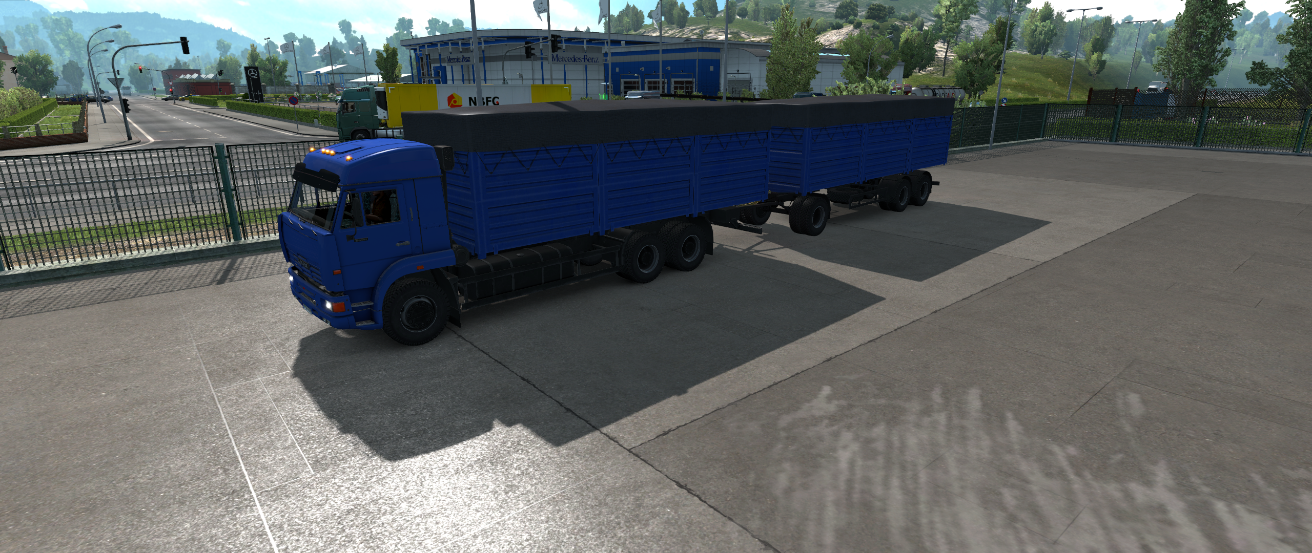 Камаз 2 моды. КАМАЗ 54-64-65 NEFAZ 8332. НЕФАЗ 8332 ETS 2. КАМАЗ 54 - 64 - 65 + прицепы