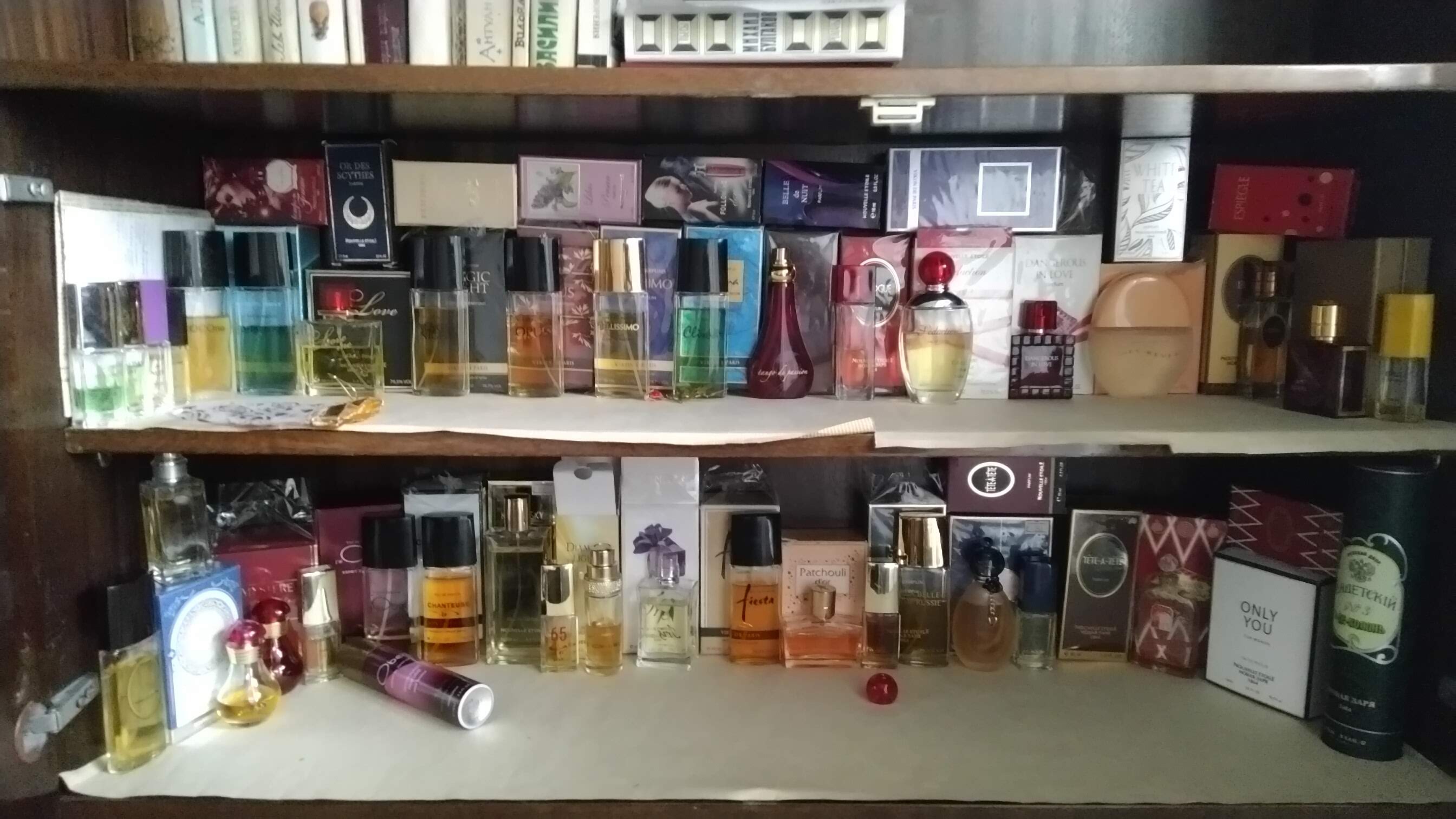 мой парфюмерный шкаф и коллекция парфюма