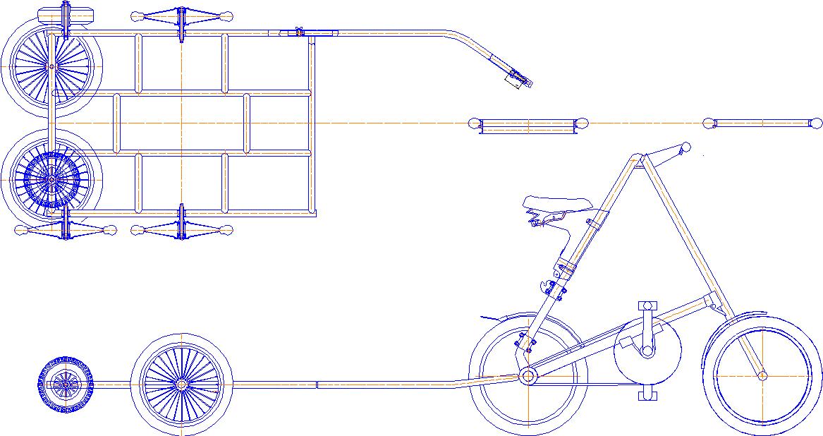 Велоприцепы самодельные с чертежами и схемами